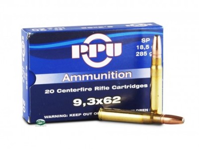 PPU PRVI PARTIZAN Munizioni cal.9,3X62 SP 285gr.