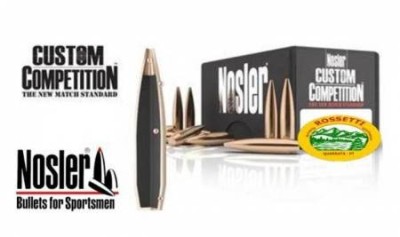 NOSLER palle CUSTOM COMPETITION cal.308 - 155gr. HPBT conf.250pz. 53169
