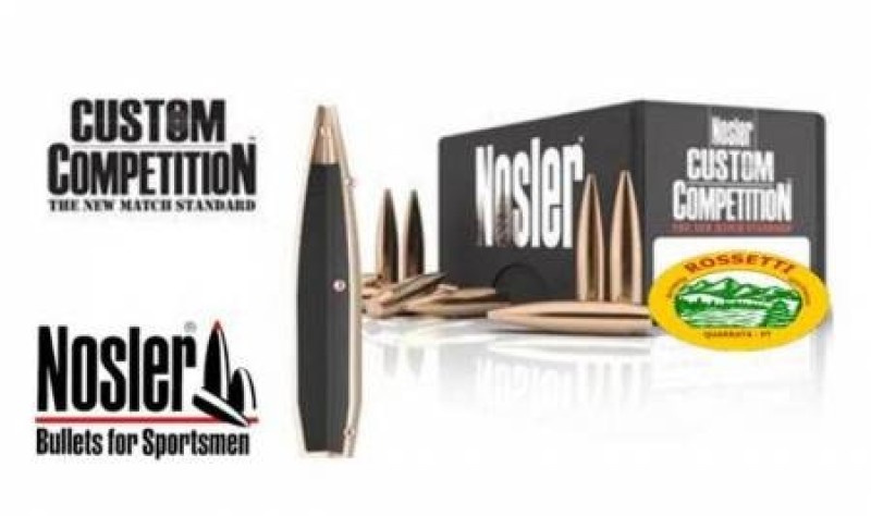 NOSLER palle CUSTOM COMPETITION cal.308 - 155gr. HPBT conf.250pz. 53169