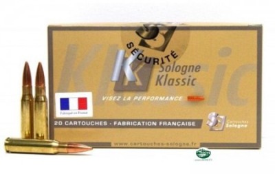 SOLOGNE munizioni cal.30-06 Subsoniche 220gr