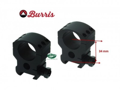 BURRIS Anelli XTREME TACTICAL XTR 30mm Alto 420164