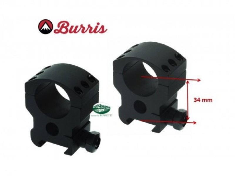 BURRIS Anelli XTREME TACTICAL XTR 30mm Alto 420164