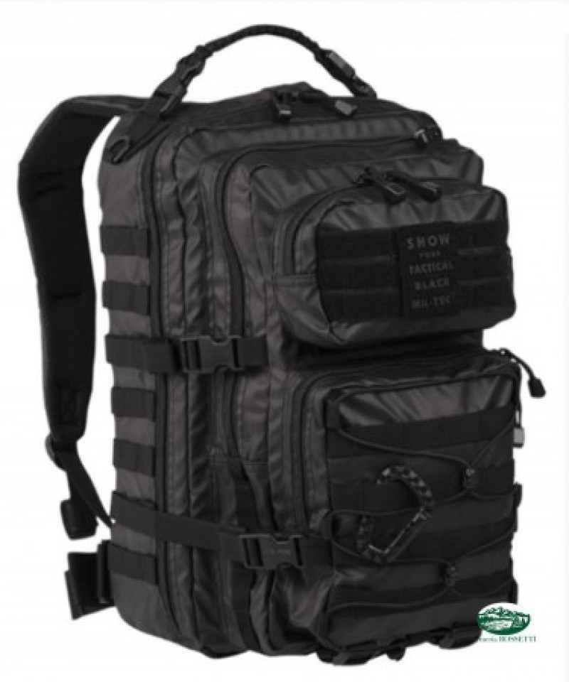 MILSPEC Zaino tattico nero 20 lt  idrorepellente