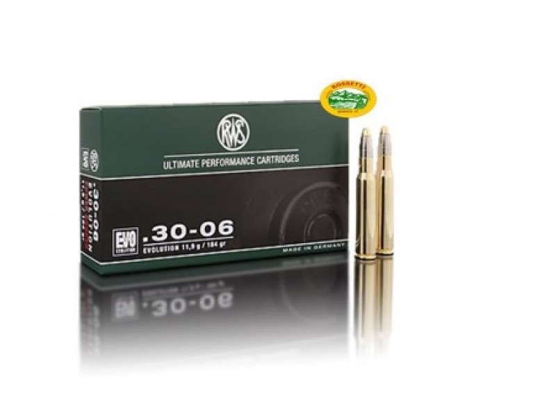 RWS munizioni cal.30-06 palla EVOLUTION 184 GR 