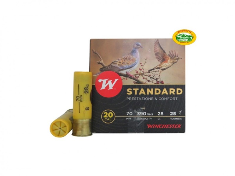 WINCHESTER cartucce STANDARD cal.20 pb.11