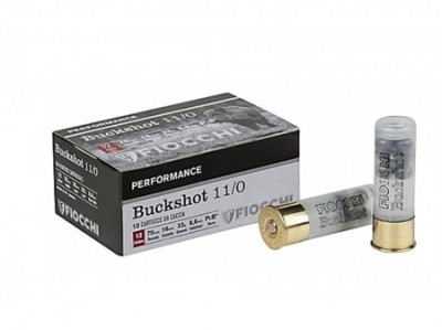 FIOCCHI cartucce BUCKSHOT cal.12 9 pallettoni 33gr.