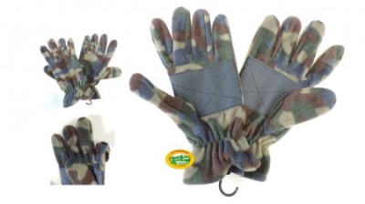 CAPPELLI E BERRETTI Guanti pile mimetici