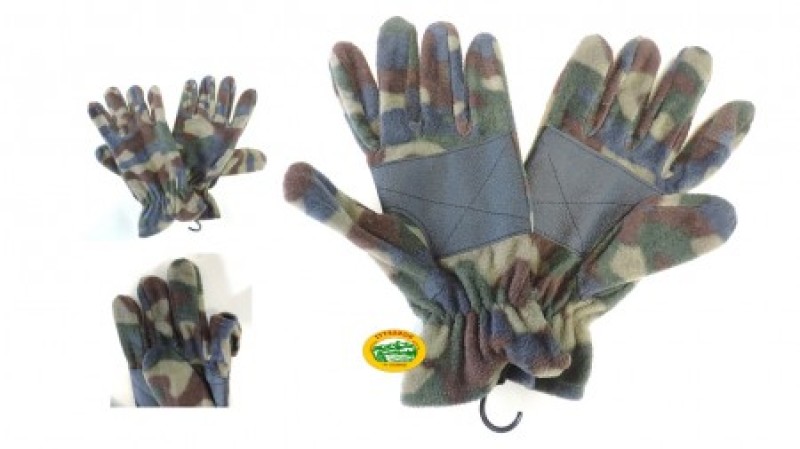 CAPPELLI E BERRETTI Guanti pile mimetici