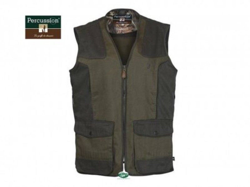 PERCUSSION Gilet Tradition verde 