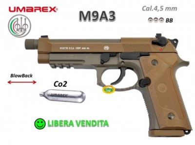 UMAREX BERETTA M9A3 C02 cal.4,5 