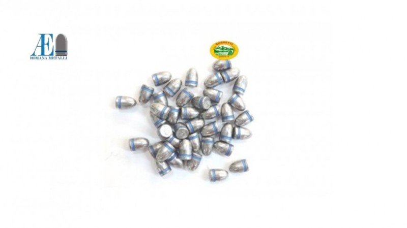 ROMANA METALLI palle piombo cal.9 mm 115 gr. RN 1000 pz