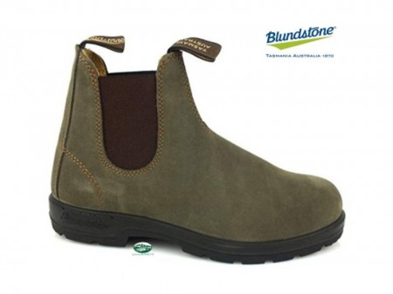 BLUNDSTONE Boot Olive suede 552