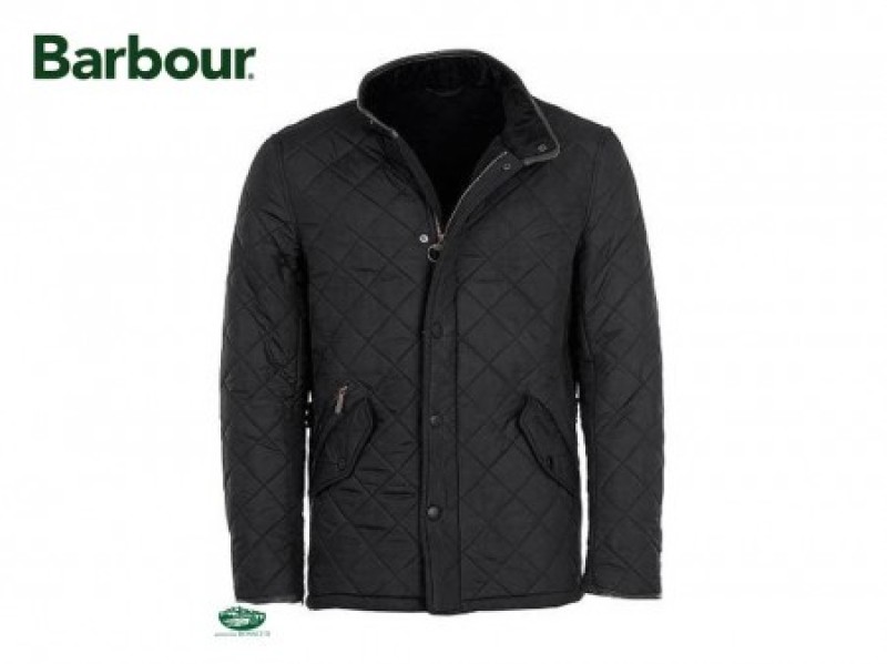 BARBOUR giacca Quilted Lutz jacket nero