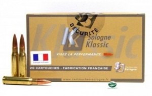SOLOGNE Munizioni cal.308 win 168gr HPBT KLASSIC subsoniche
