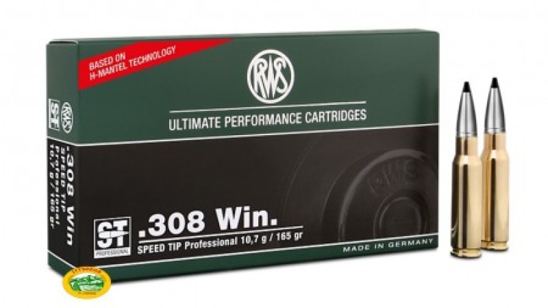 RWS munizioni cal.308 Win SPEED TIP 165gr