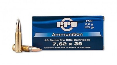 PPU PRVI PARTIZAN Munizioni cal.7,62X39 FMJ 123gr.