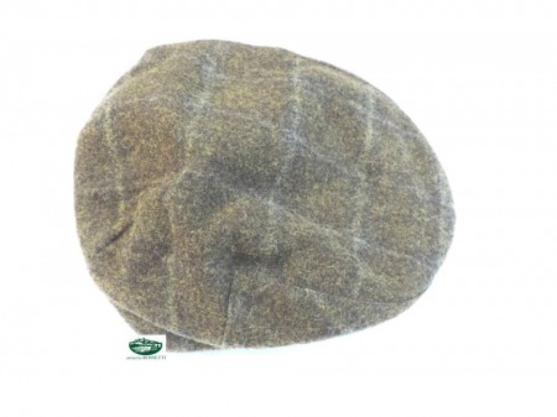LODENHUT Coppola loden quadro verde