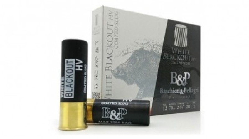 BASCHIERI & P BIG GAME Cal.12  PALLA WHITE BLACKOUT HV 28gr.