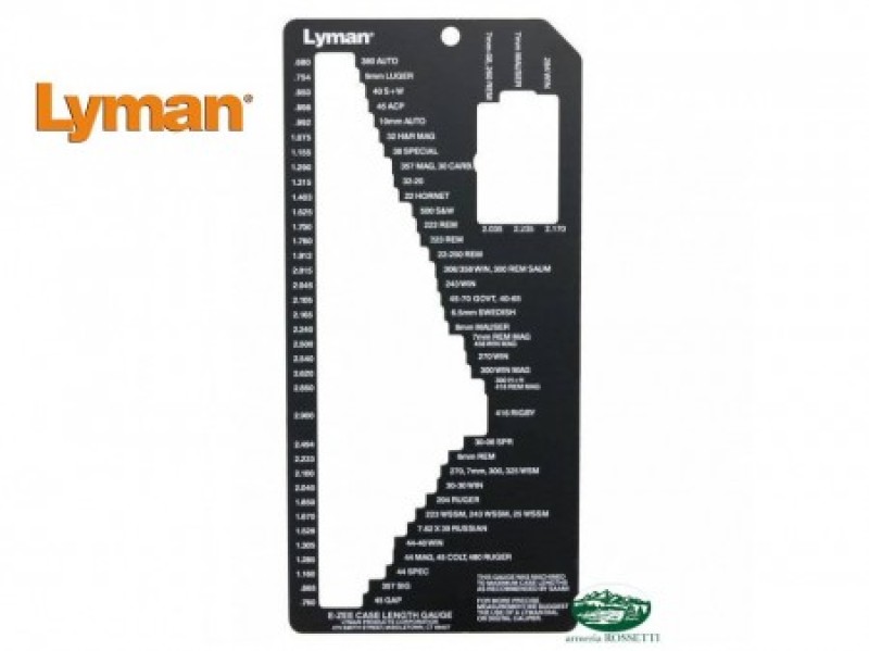 LYMAN Strumento misurazione altezza bossoli 