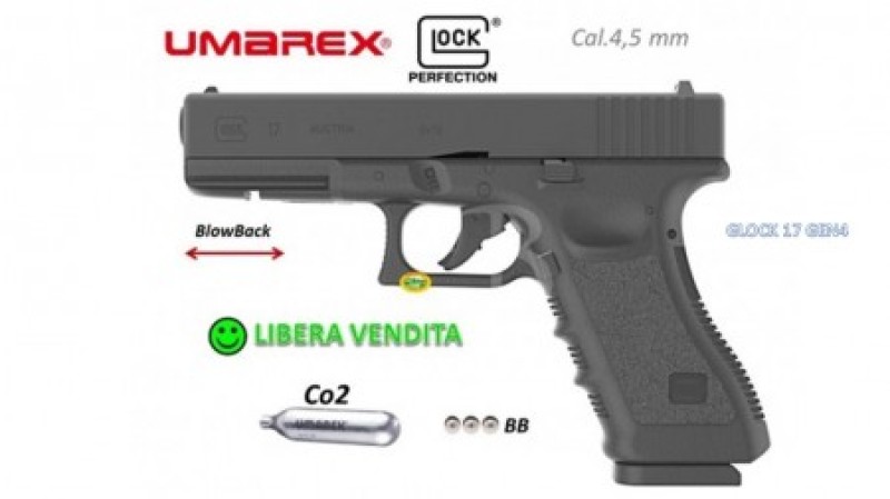 UMAREX GLOCK 17 gen 4 CO2 cal.4,5