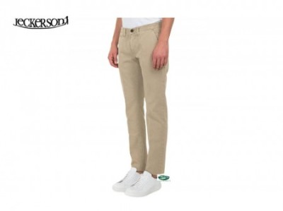 JECKERSON Pantaloni chino operato beige 