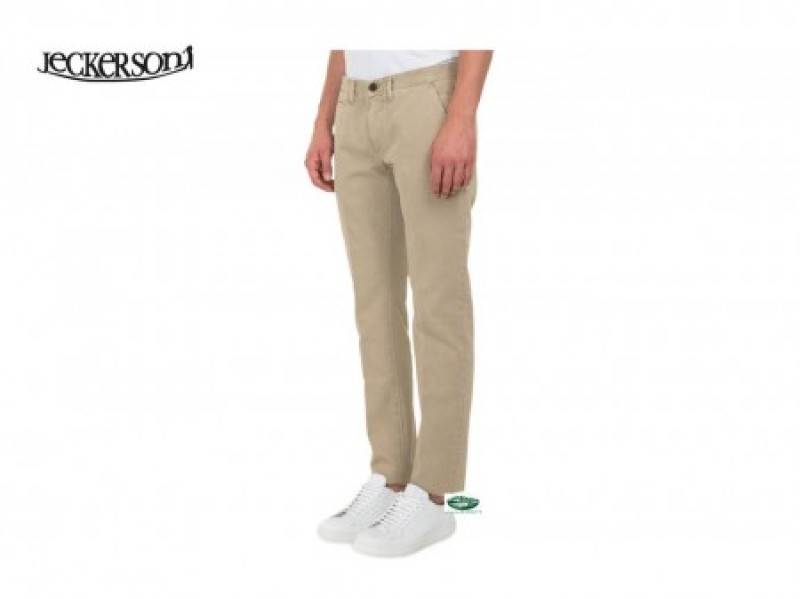 JECKERSON Pantaloni chino operato beige 