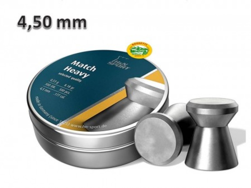 H&N SPORT Pallini MATCH HEAVY cal.4,50mm 0,53gr