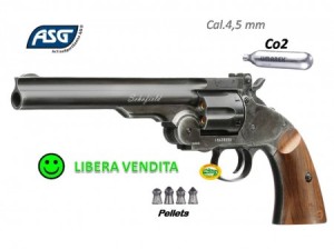 ASG Schofield 6 CO2 cal.4,5mm - pallini diabolo - 