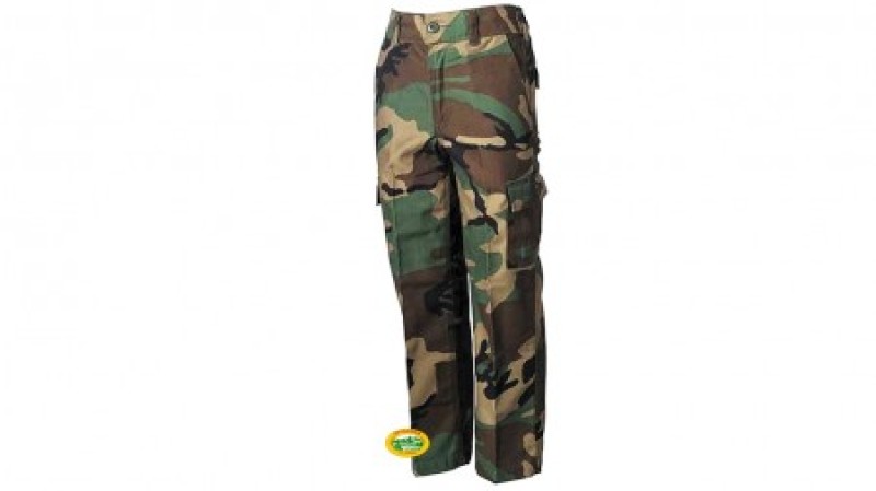 MILSPEC Pantaloni Militare Woodland bimbo