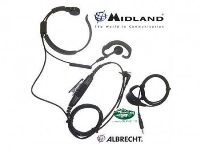 ALBRECHT Laringofono 2 pin con PTT