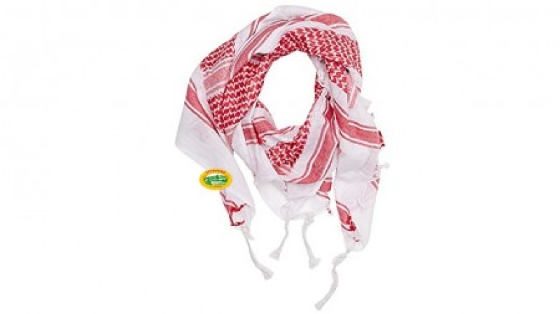 MILSPEC Sciarpa Shemagh bicolore bianco/rosso