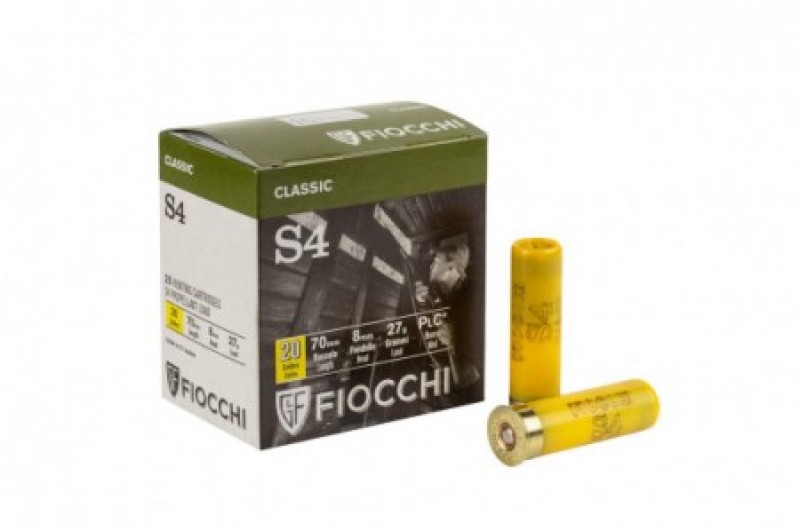 FIOCCHI cartucce S4 cal.20 pb.11 gr.27
