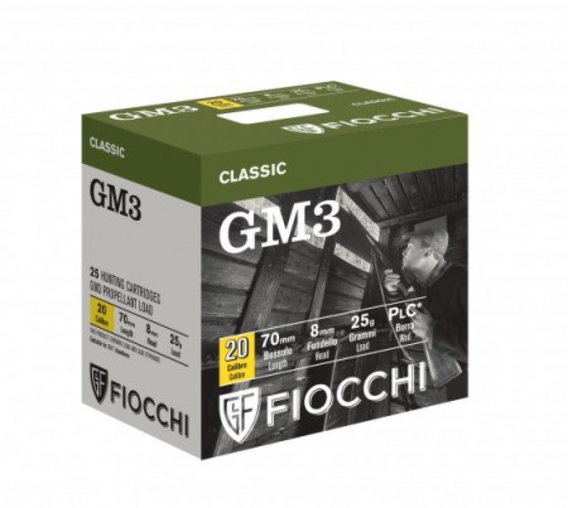 FIOCCHI cartucce GM3 cal.20 p.11