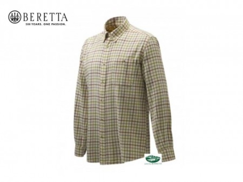 BERETTA Camicia quadri  viola LUA1011X
