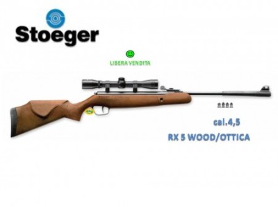 STOEGER RX5 con ottica wood cal.4.5mm