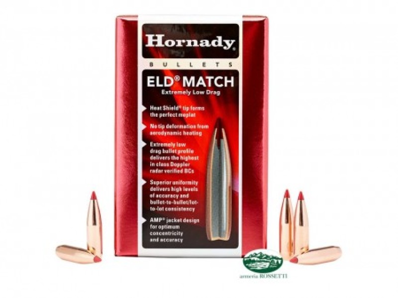 HORNADY Palle cal.308 ELD MATCH 168 gr - 30506