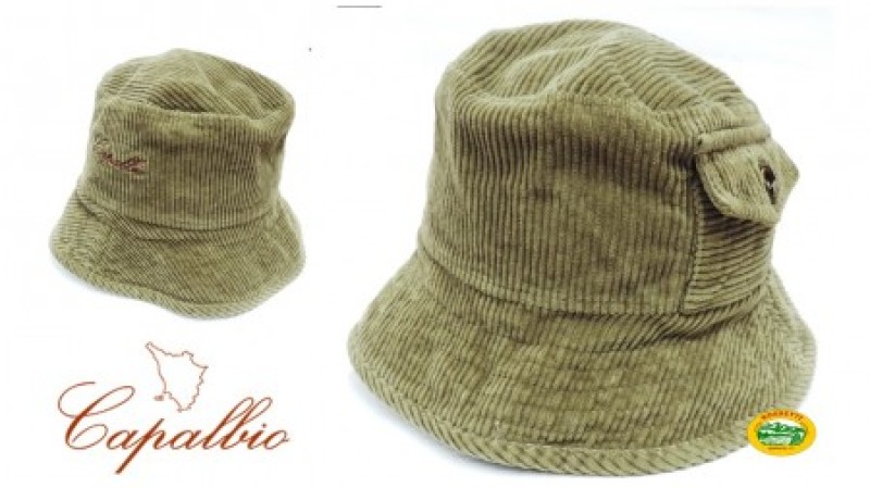 CAPALBIO Cappello alla pescatora velluto