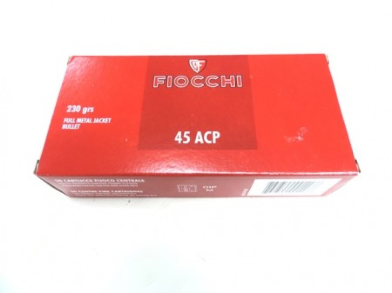 FIOCCHI 45 ACP FMJ 230gr 