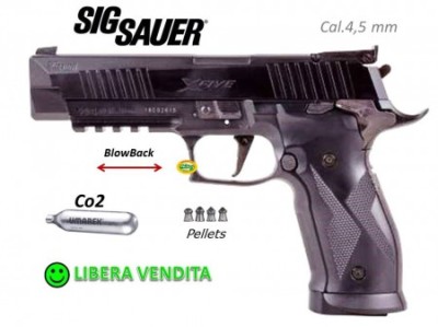 SIG SAUER AIR X-FIVE cal.4,5 BLACK