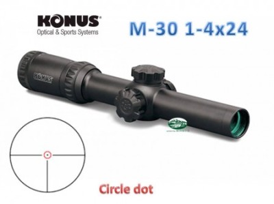 KONUS PRO M-30 1-4x24 ret. circle dot - 07184