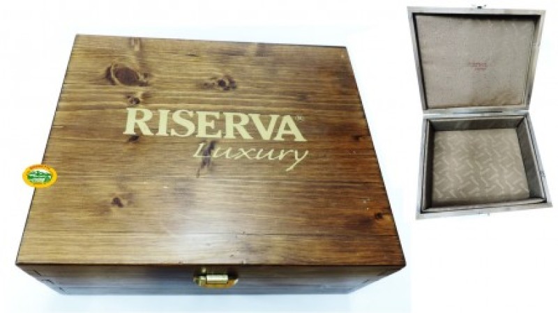 RISERVA Valigetta legno con logo R5202