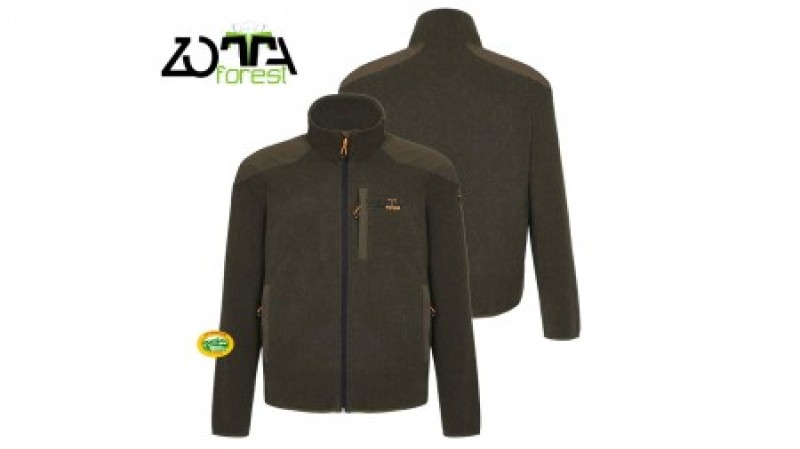 ZOTTA Giacca Pile Lima Fleece verde