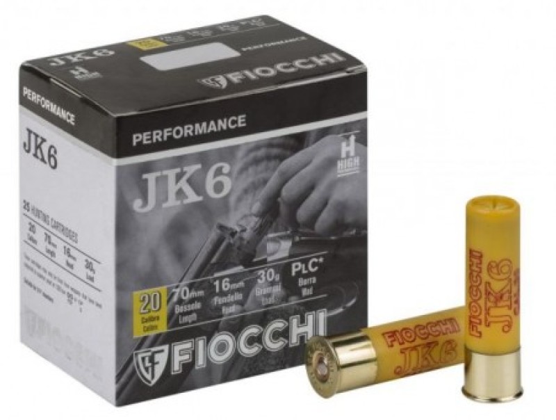 FIOCCHI cartucce JK6 cal.20 gr.30 pb.10 