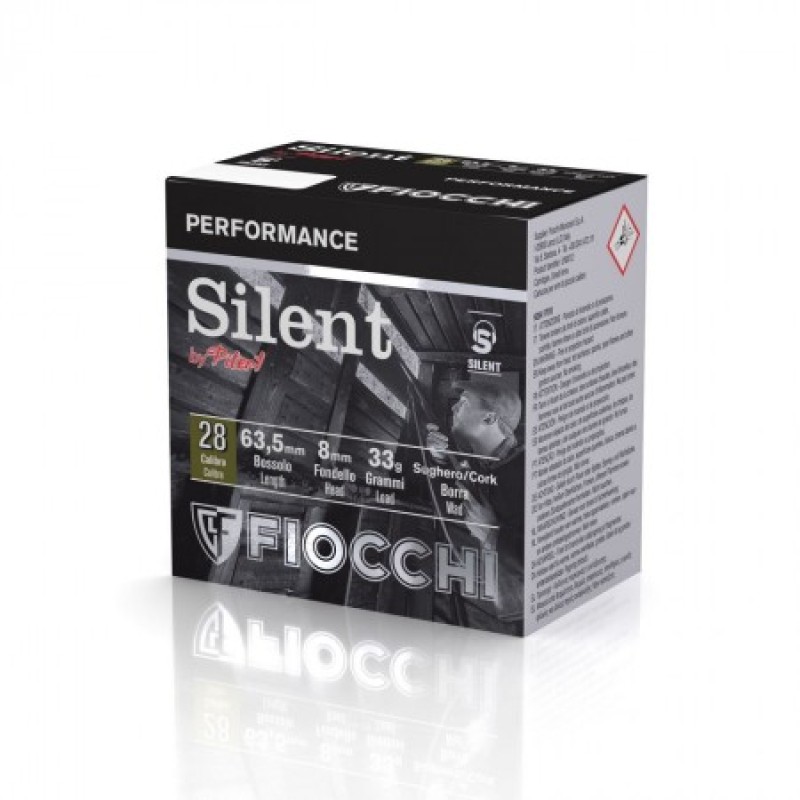 FIOCCHI cartucce SILENZIATE cal.28 gr.33 pb.11