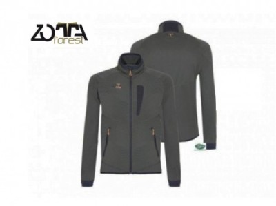 ZOTTA Prime maglia pile aperta nera