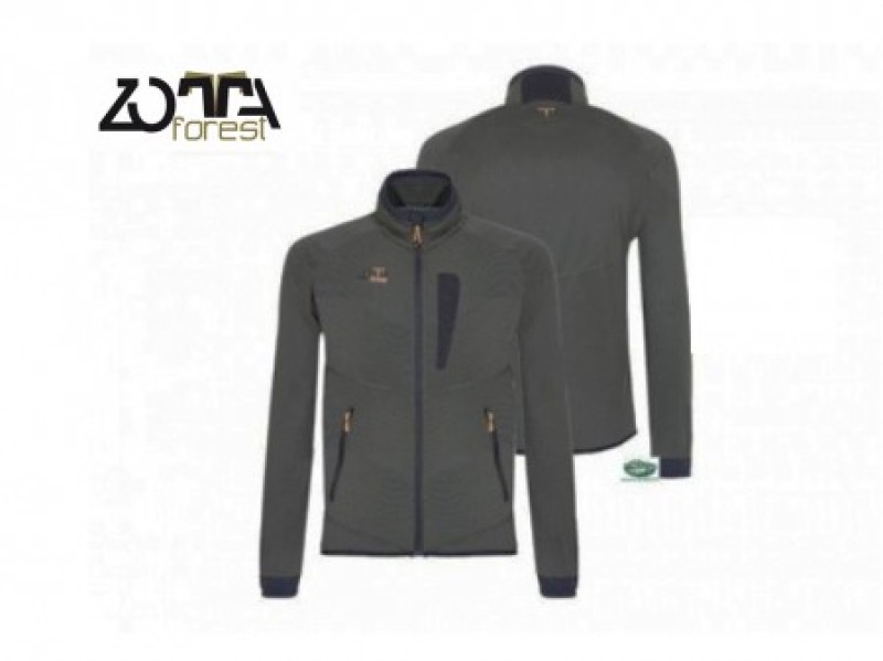 ZOTTA Prime maglia pile aperta nera