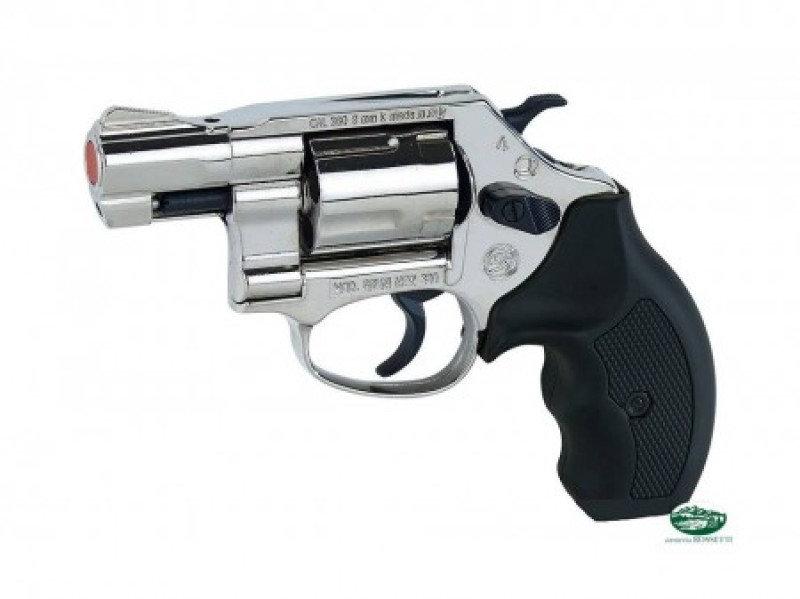 BRUNI NEW 380 Revolver NICKEL Cal.380mm 2 pollici