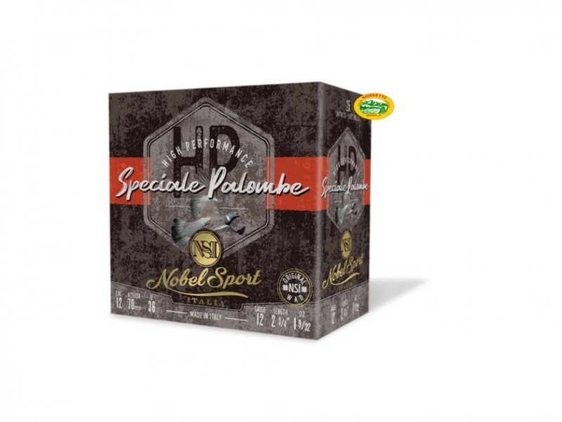 NOBEL cartucce SPECIALE PALOMBE HP cal.12 gr.36 pb.6 speciale colombaccio