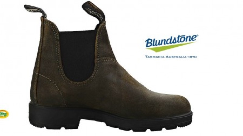 BLUNDSTONE Boot Dark olive suede unisex 1615