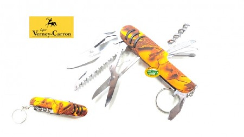 VERNEY CARRON Coltello Kronos multiuso camo LVAC212